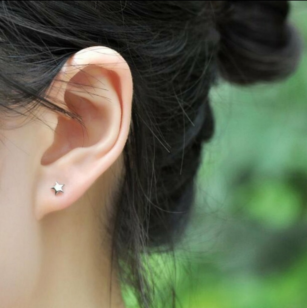 NWOT Sterling Moon Star Studs - Picture 9 of 9